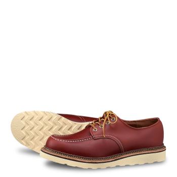 Red Wing Classic Oxford Oro Russet Portage Leather Mens Oxford Shoes Burgundy - Style 8103